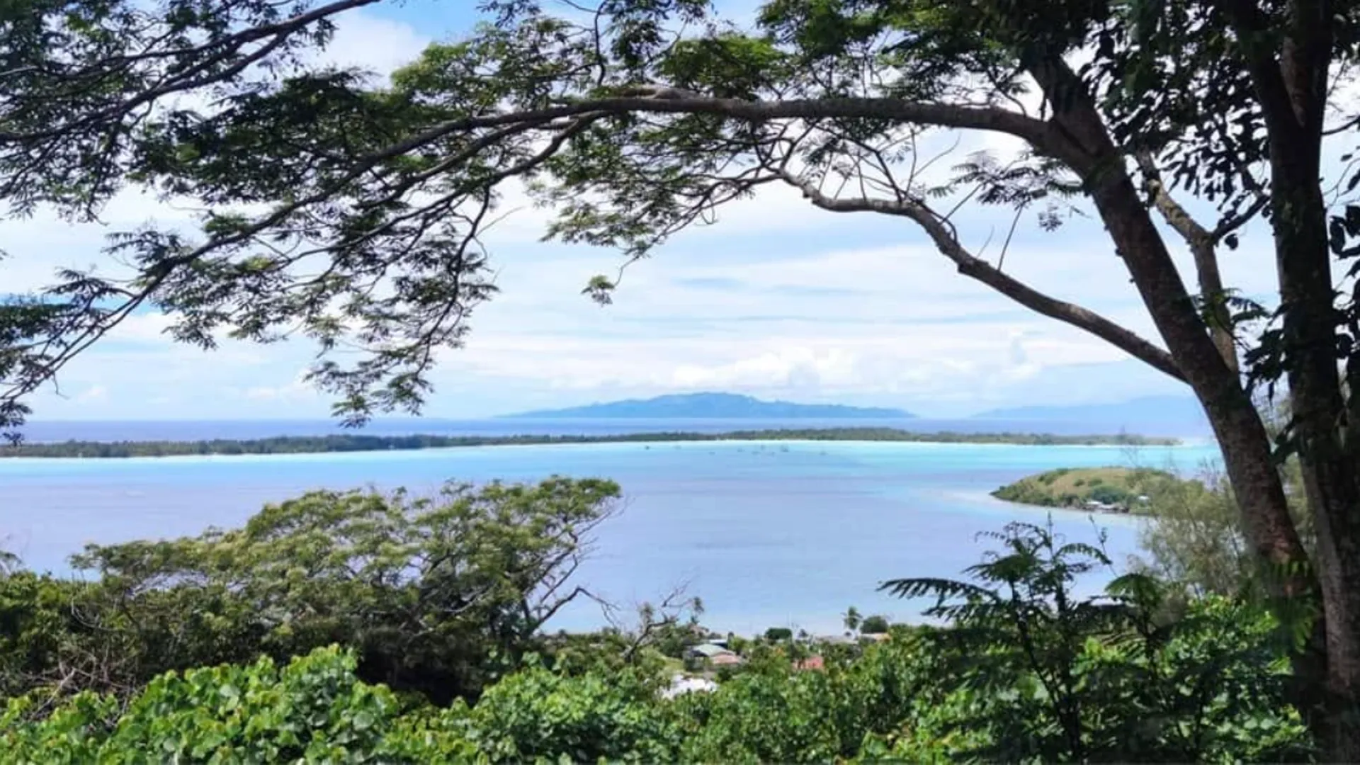 Historic site of Marlon Brando's private bungalow in Bora Bora during Mutiny on the Bounty filming